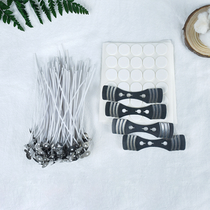 Stoppino e sostenitore di candele di cotone artigianale per accessori profumati di fragranza di cera di soia per creare le tue candele - Product Image 6