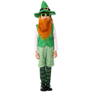 Disfraces de Actuación para Niños de Cosplay Irlandés para el Día de <span class=keywords><strong>San</strong></span> <span class=keywords><strong>Patricio</strong></span> 2025 Conjuntos a Juego para Parejas y Familias Disfraces Divertidos de Halloween - Product Image 6