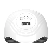 Nouvelle lampe à ongles à LED UV 168W professionnelle-Séchoir à ongles en gel plus rapide. Lampe de polymérisation à capteur automatique, idéale pour les travaux de polissage au gel de salon.
