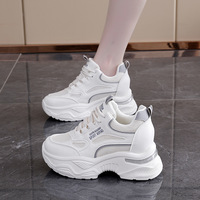 Chaussures de papa pour femmes décontracté semelle intérieure en EVA à semelles épaisses chaussures de course de sport à la mode augmentant la hauteur toutes les saisons