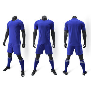 ชุดเสื้อฟุตบอลสีฟ้าย้อนยุคสำหรับผู้ใหญ่ชุดเครื่องแบบทีมชาติไทยชุดเครื่องแบบผู้ชายพิมพ์ลายระเหิดแบบกำหนดเอง - Product Image 3