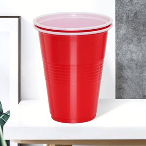 Gobelets en plastique PP colorés de 16 oz, lot de 50, réutilisables, isolés, légers et durables pour les voyages, les fêtes, le café, l'eau et les boissons - Product Image 5