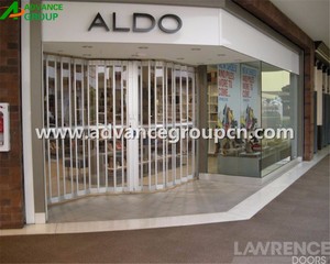 Puerta Plegable <span class=keywords><strong>de</strong></span> <span class=keywords><strong>Aluminio</strong></span> Deslizante Transparente <span class=keywords><strong>de</strong></span> Policarbonato para Tiendas y Centros Comerciales, <span class=keywords><strong>Precio</strong></span> Económico, Más Vendida - Product Image 5