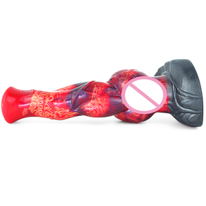 Dildo de Silicona Suave y Cómodo, Agradable al Tacto, en Color Nuevo de Dragón de Fuego, Gran Venta - Product Image 1