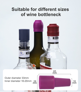 <span class=keywords><strong>Bouchon</strong></span> <span class=keywords><strong>de</strong></span> bouteille <span class=keywords><strong>de</strong></span> champagne <span class=keywords><strong>de</strong></span> remplacement réutilisable personnalisé <span class=keywords><strong>de</strong></span> qualité alimentaire naturel sans Bpa bouchons <span class=keywords><strong>de</strong></span> vin en silicone pour bouteille <span class=keywords><strong>de</strong></span> vin - Product Image 3