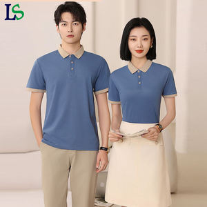 Venta al por mayor de <span class=keywords><strong>poli</strong></span>éster transpirable clásico liso Polo camiseta logotipo personalizado ropa de trabajo de manga corta Polo con entrega rápida - Product Image 2