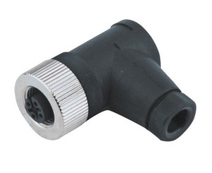 Connecteur M12 5/8 broches 12V 10A PG7 en cuivre ABS étanche noir IP67 pour câble automobile, mâle et femelle - Product Image 3