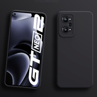Funda Protectora de Silicona Líquida de Color Sólido Anticaídas para Teléfono, Compatible con Realme11pro RealmeGT2 5G, Funda Protectora Simple