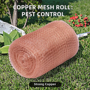 Malla de Alambre de Cobre Tejida en Rollo, Rejilla Repelente de Roedores, Ratones, Pájaros y Caracoles para Aplicaciones de Filtrado - Product Image 2