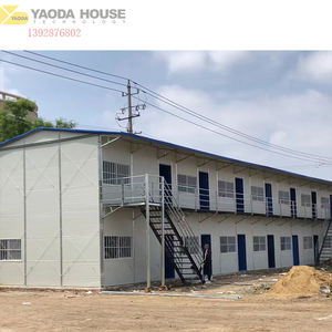 Structure en acier bien conçue Bon <span class=keywords><strong>immobilier</strong></span> isolé K Maisons Maison préfabriquée à panneau sandwich Maisons préfabriquées pour la maison des réfugiés - Product Image 2