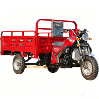 Tricycle de transport à essence refroidi par eau, directement de l'usine, moto-tricycle personnalisé, camion à benne basculante, accessoires en option