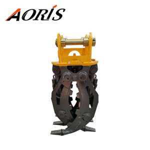 Заводская цена, 3,5 тонн, 5 тонн, 8 тонн, 12 тонн, 15 тонн, 20 тонн, 30 тонн, фиксированный Гидравлический Грейфер для каменной древесины - Product Image 1