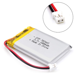 Batterie au lithium OEM/ODM 3,7 V 1000 mAh rechargeable, batterie au lithium en pochette, batterie au lithium polymère 703443 pour matériel VR et jouets - Product Image 1