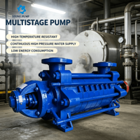 Pompe centrifuge horizontale multi-étages à haute résistance à la corrosion, construction en fer pour les installations d'alimentation en eau (prise en charge personnalisée)