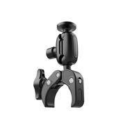 Support d'ordinateur antivol réglable à rotation 360° avec rotule en plastique de 17 mm et pince à vis 1/4 pour ordinateur portable et téléphone portable