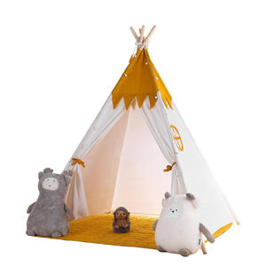 Custom Kids Playhouses Teepee <b>Castle</b> Indoor Bed Sleepover Tents Children Play House Beach Tent Wooden Kids Indoor Tent - Product Image 1