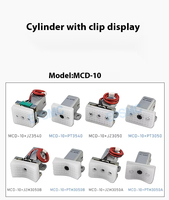 STAR MCD-10 MCD-20 Mini cylindre pneumatique à pince, simple effet, corps en aluminium, accessoire pour bras robotisé, moulage par injection, Eoat