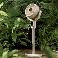 Ventilateur sur pied électrique en plastique à commande vocale IA avec trois réglages de vitesse du vent pour la maison, l'hôtel, le bureau, la voiture et le camping-car