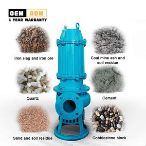 Strong Conveying Sewage Solid Sludge Pumpbig Capacity Electric Submersible Slurry Water Pump With <b>Stirrer</b> - Product Image 5