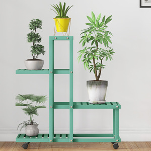 Estante moderno minimalista de hierro para plantas, estante de almacenamiento multifuncional para macetas de interior, diseño rectangular - Product Image 4