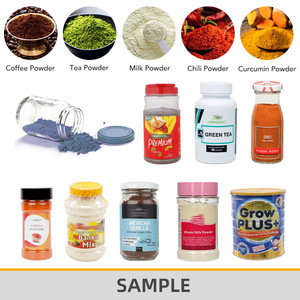 Automatische Abfüllmaschine für Flaschen mit Gewürzpulver wie Kreuzkümmel, Knoblauch, Chili und Curry in Glas- oder Kunststoffflaschen - Product Image 2