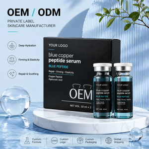 Blue Copper Peptide <b>Serum</b> 10ml Anti-Aging <b>Face</b> <b>Serum</b> with Hyaluronic Acid for Skin Repair and Radiance - Product Image 2