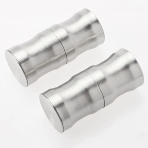304 Stainless Steel <b>Door</b> <b>Handle</b> Set 3.8Cm Diameter 4.3Cm Height With 5Cm Screw For <b>Toilet</b> Washroom Swing <b>Door</b> - Product Image 3