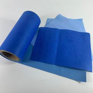 Rollo de Tela No Tejida Laminada con Película de PE <span class=keywords><strong>Supersonic</strong></span> SMMS SMS para Uso Médico Quirúrgico Hospitalario - Product Image 1