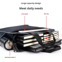 Bolsos de Trabajo para Hombre con Logotipo Personalizado, Bolsa de Oficina para Hombre, Bolsos de Mano para Hombre, Bolsa de Conferencia, Portafolio de Negocios de Alta Calidad