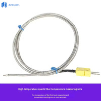 Ceramic Fiber 1000 Degree High Temperature Thermocouple Sensor Type K OEM/ODM IP68 Temperature Measuring Wire