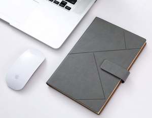 2025 Custom Leather Cheap Hardcover Journal Diary <b>Notebooks</b> Weekly Monthly Planner with Magnetic with <b>square</b> Buckle for Gift - Product Image 3