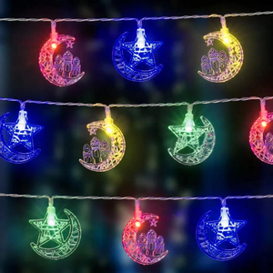 DAMAI 4.5m Eid Al Adha Decorations <b>String</b> <b>Lights</b> Battery Operated for Ramadan <b>Outdoor</b> Home Decoration Party Supplies - Product Image 3