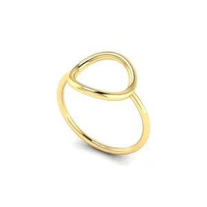 주문 316 스테인리스 반지 여자를 위한 고아한 간단한 보통 보석 열려있는 문 원형 반지