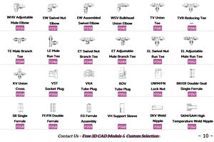 EAGLE Fittings TEE Bochtstuk RVS Hoge/Lage Druk Geschroefde Ferrule Las Slangkoppeling 304 BSPP BSPT NPT G Vrouwelijk Mannelijk - Product Image 3