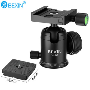 ขาตั้งกล้องโลหะ Bexin V-30 พร้อมหัวบอลและระดับน้ำสำหรับกล้องดิจิตอล - Product Image 2