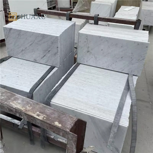 Đầy đủ cơ thể đá tự nhiên ý Bianco Carrara trắng tùy chỉnh gạch tấm đá cẩm thạch sàn sàn phòng tắm hiện đại khách sạn sử dụng đá ốp - Product Image 2
