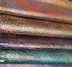 الرسالة المطبوعة الملونة محكم منقوش pvc نمط أريكة جلدية - Product Image 5