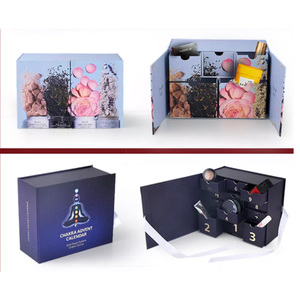 Boîte d'emballage cadeau de beauté vide avec logo personnalisé en gros 25 jours maquillage calendrier de l'avent UV carton <span class=keywords><strong>parfum</strong></span> outils de maquillage - Product Image 2