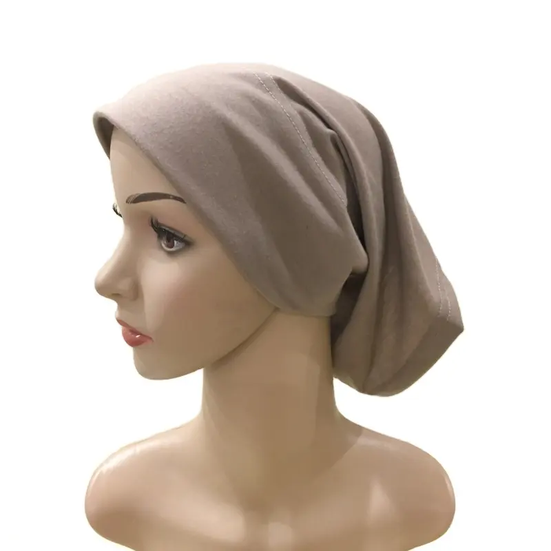 Jingmi-gorro musulmán con forro para mujer, turbante cubierto, árabe, de corona alta, sombrero de cubo