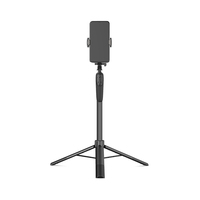 Bâton de Selfie de téléphone portable intelligent pliable de haute qualité avec fonction 3-en-1 support de trépied de télécommande sans fil Flexible