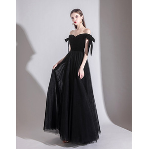 NNR Sexy Backless Long Maxi <span class=keywords><strong>abiti</strong></span> da festa di <span class=keywords><strong>laurea</strong></span> neri per <span class=keywords><strong>abiti</strong></span> da sera da <span class=keywords><strong>donna</strong></span> - Product Image 3