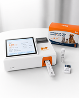 Dynamiker Pets DNP-1016 Kit de Prueba de Fluorescencia Cuantitativa Rápida de 10 Minutos para la Proteína C Reactiva Canina (PCR) Veterinaria, Certificado CE