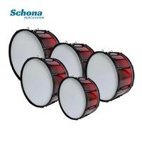 Birch Wood Snare Marching Drum for Children's Band Double Layer Adjustable Handmade Percussion Instrument Various Sizes Back