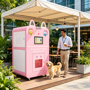 Kiosque de lavage pour animaux domestiques en acier inoxydable, station de bain pour chiens en libre-service 24/7, compatible IoT pour hôtels et laveries automobiles, vente en gros usine - Product Image 6