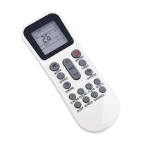 Control Remoto para Aire Acondicionado y Smart TV, Código Fijo, Batería AAA, 16 Botones, Alcance de 8m+, Función de Temporizador, Indicador LED