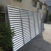 Volets en aluminium de qualité supérieure en forme de Z avec un design moderne et écologique pour la ventilation de la maison et du bureau, garantie de 5 ans