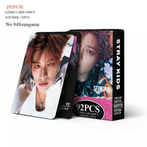 Vente en gros de 92 cartes LOMO 5 étoiles nouvel album pour enfants errants KPOP LEEKNOW FELIX cartes photo - Product Image 6