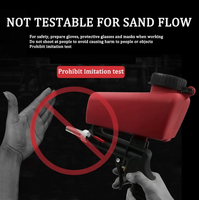 Sableuse pneumatique portative Anti-rouille, Mini pistolet de pulvérisation de sable, sableuse réglable