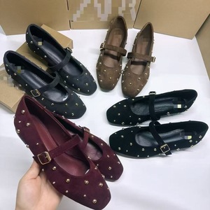 <span class=keywords><strong>Scarpe</strong></span> da <span class=keywords><strong>Donna</strong></span> in <span class=keywords><strong>Velluto</strong></span> Tinta Unita, Calzature Eleganti e Versatili con Suola Piatta - Product Image 3