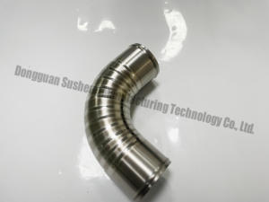 10 ~ 12 pouces personnalisation pièces automobiles tuyau droit échappement titane 90 degrés Etotal longueur est 25-30cm - Product Image 2